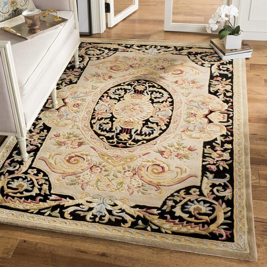 Safavieh Savonnerie sav206a Ivory / Gold Area Rug