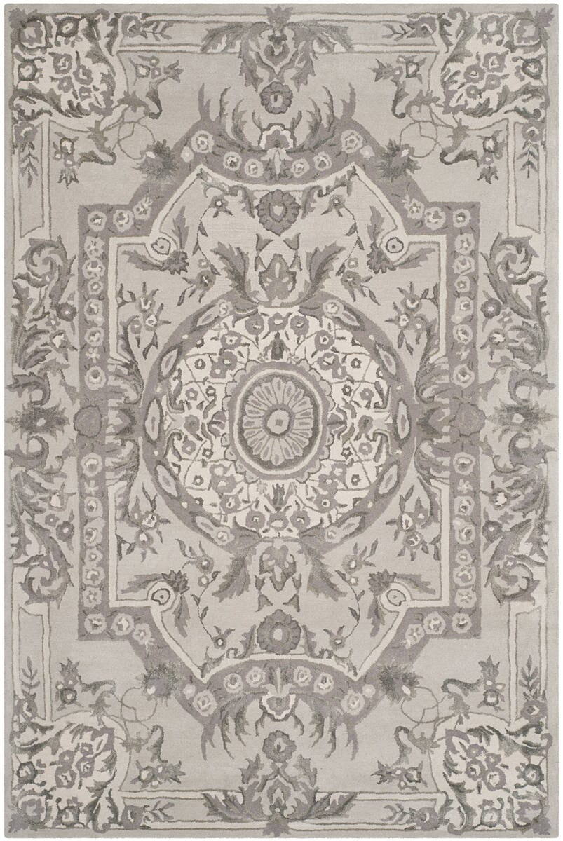 Safavieh Savonnerie Sav623B Smoke Area Rug