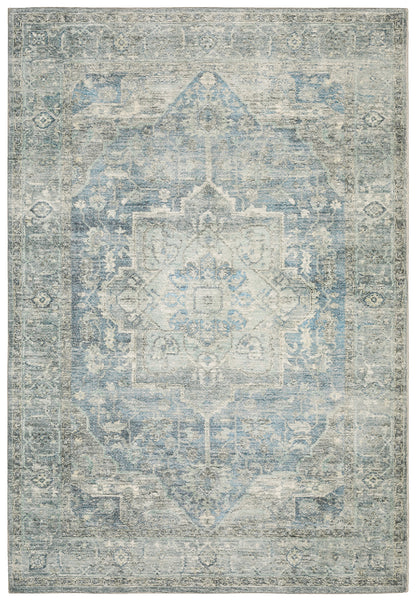Oriental Weavers Sphinx Savoy 28102 Grey/ Blue Area Rug