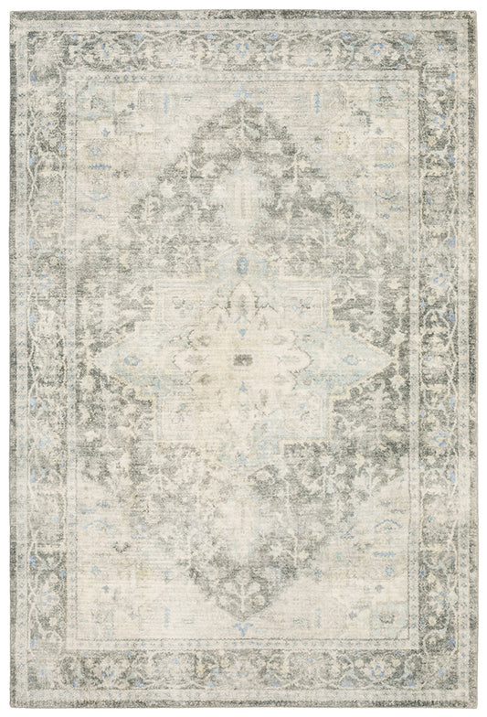 Oriental Weavers Sphinx Savoy 28104 Grey/ Ivory Area Rug