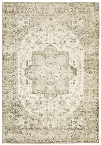 Oriental Weavers Sphinx Savoy 28108 Green/ Ivory Area Rug