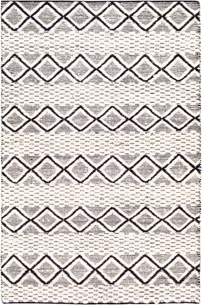 Surya Santa Barbara Sbb-2301 Cream, Black Area Rug