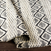 Surya Santa Barbara Sbb-2301 Cream, Black Area Rug