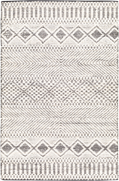 Surya Santa Barbara Sbb-2303 Cream, Black Area Rug