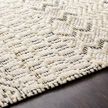 Surya Santa Barbara Sbb-2304 Cream, Black Area Rug