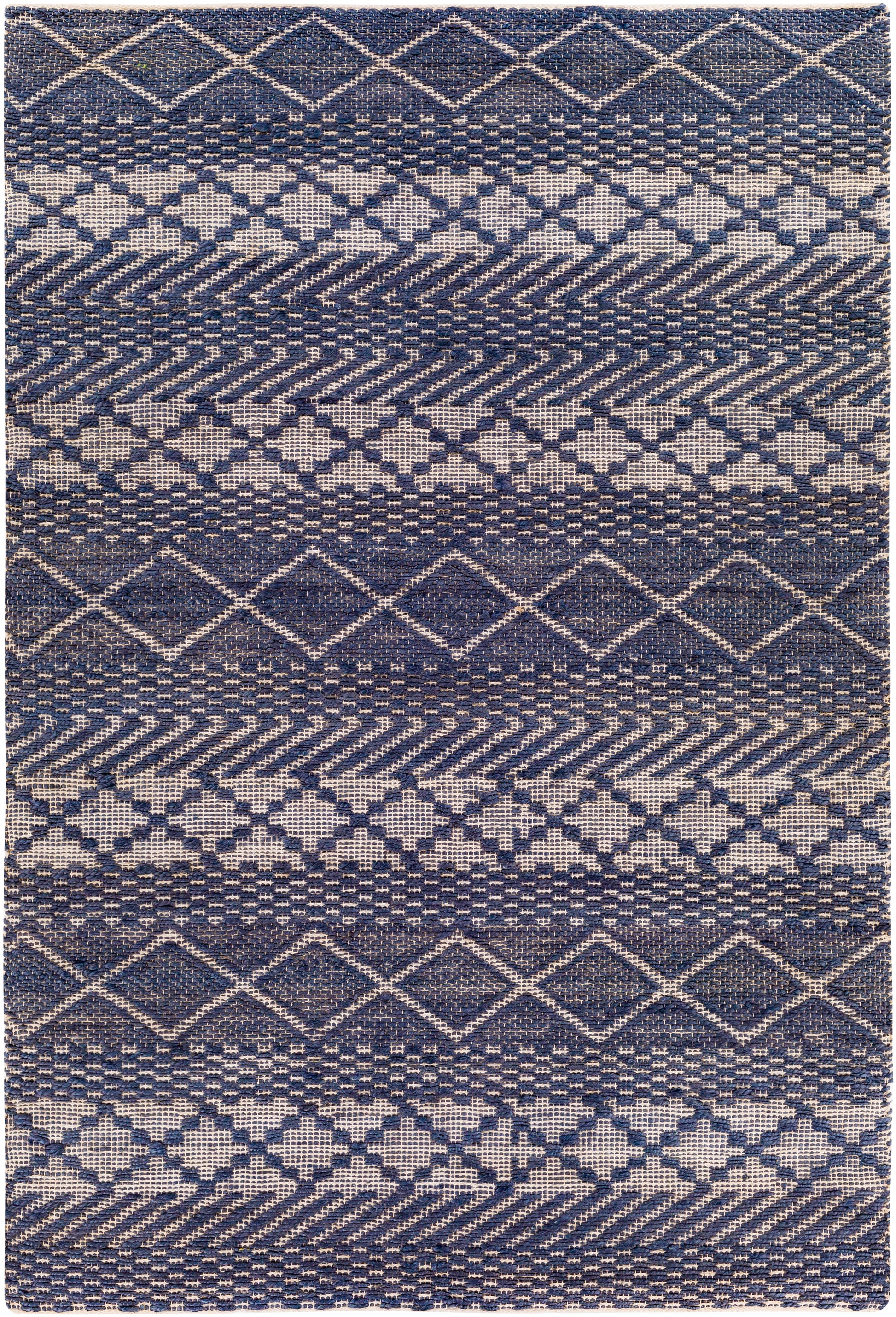 Surya Santa Barbara Sbb-2307 Navy, Beige Area Rug