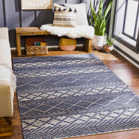 Surya Santa Barbara Sbb-2307 Navy, Beige Area Rug