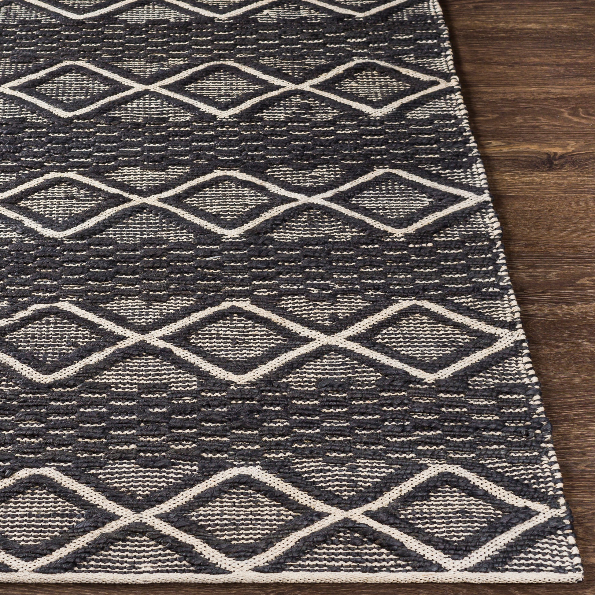 Surya Santa Barbara Sbb-2308 Charcoal, Beige Area Rug