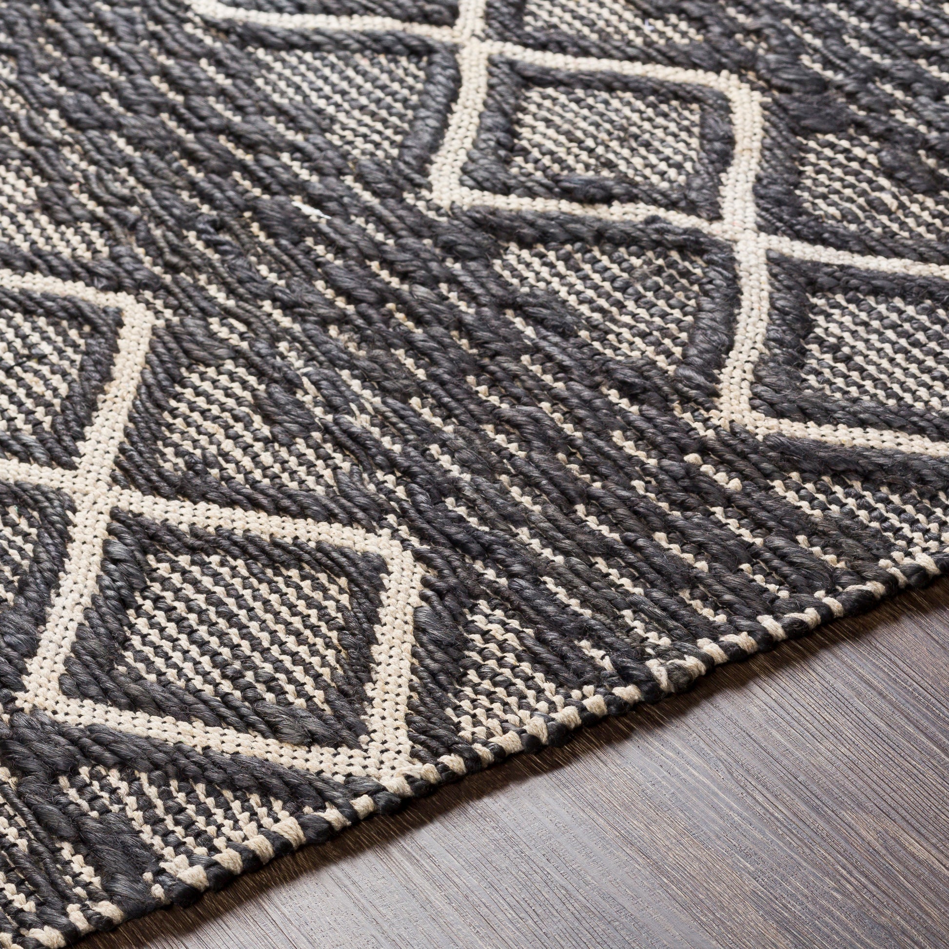 Surya Santa Barbara Sbb-2308 Charcoal, Beige Area Rug