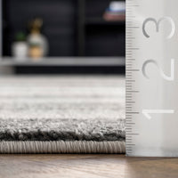 Nuloom Striped Kelsi Nst3221A Gray Area Rug