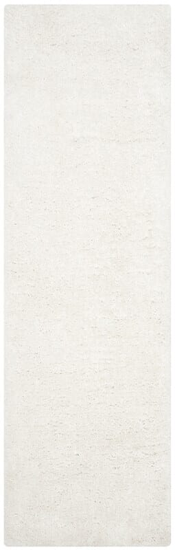 Safavieh South Beach Shag Sbs562A Snow White Shag Area Rug