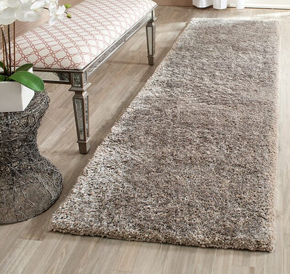 Safavieh South Beach Shag Sbs562B Silver Shag Area Rug