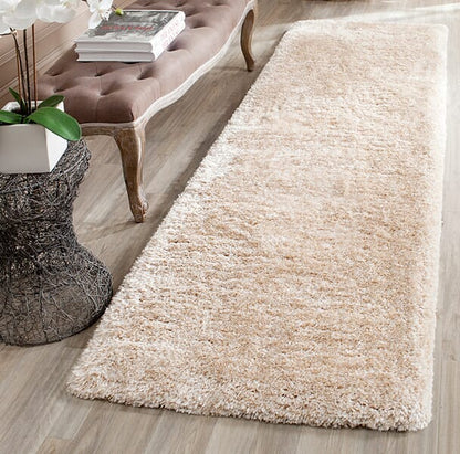 Safavieh South Beach Shag Sbs562C Champagne Shag Area Rug