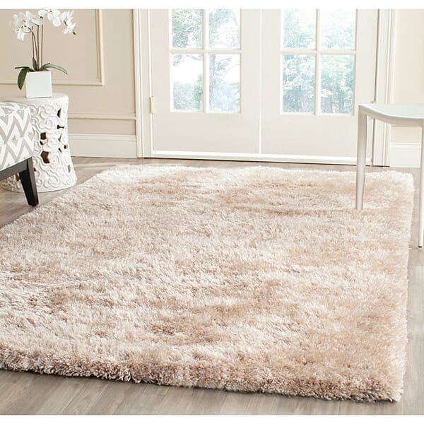 Safavieh South Beach Shag Sbs562C Champagne Shag Area Rug