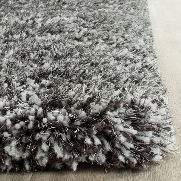 Safavieh South Beach Shag Sbs562H Steel Grey Rugs.