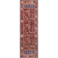 Nuloom Vintage Ruby Tokens Nvi3372A Rust Area Rug