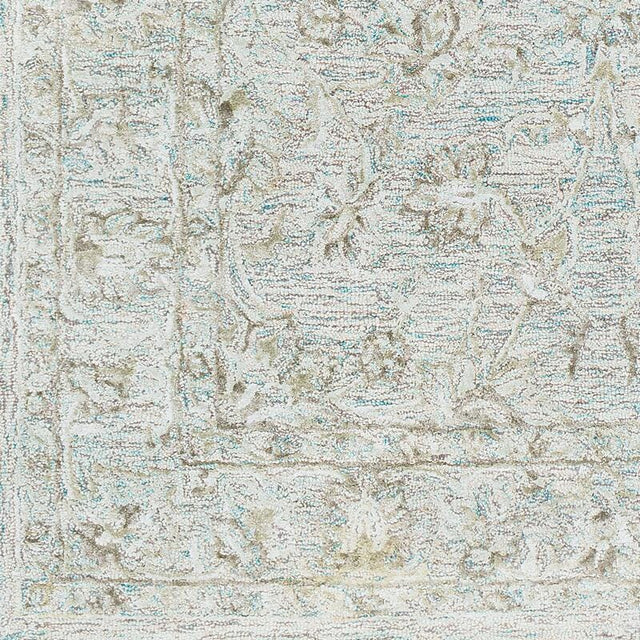 Surya Shelby Sby-1002 Emerald, Light Gray, Dark Brown Rugs.