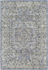 Surya Shelby Sby-1003 Violet, Khaki, Sage, Charcoal Vintage / Distressed Area Rug