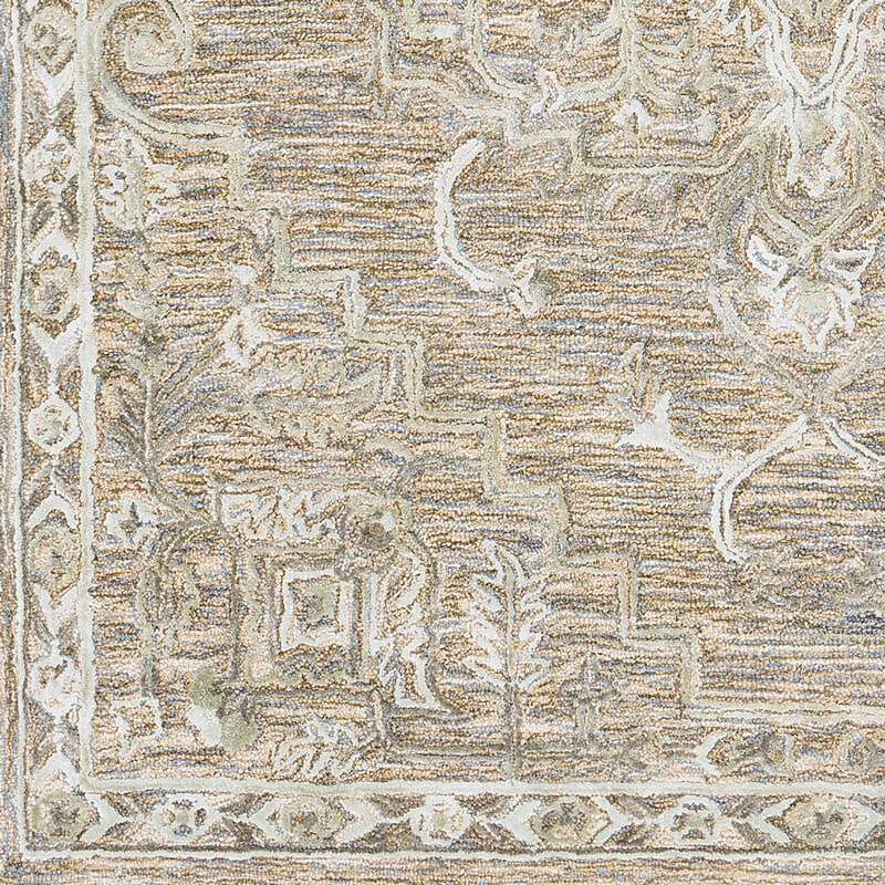 Surya Shelby Sby-1007 Camel, Aqua, Sage Vintage / Distressed Area Rug