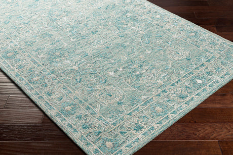 Surya Shelby Sby-1012 Teal, Seafoam, Medium Gray, Light Gray Rugs.