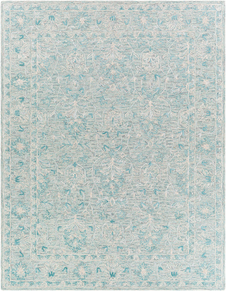 Surya Shelby Sby-1012 Teal, Seafoam, Medium Gray, Light Gray Rugs.