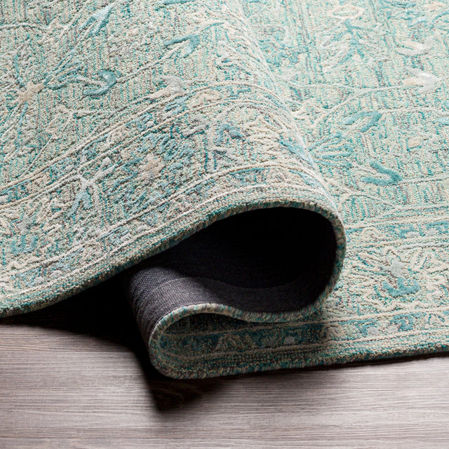 Surya Shelby Sby-1012 Teal, Seafoam, Medium Gray, Light Gray Rugs.