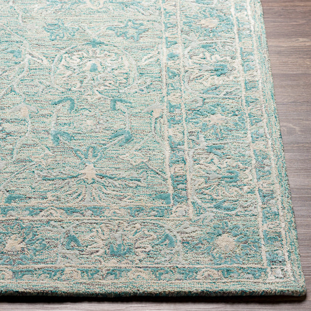 Surya Shelby Sby-1012 Teal, Seafoam, Medium Gray, Light Gray Rugs.