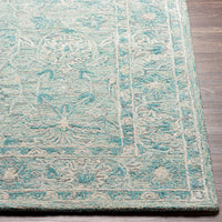 Surya Shelby Sby-1012 Teal, Seafoam, Medium Gray, Light Gray Area Rug