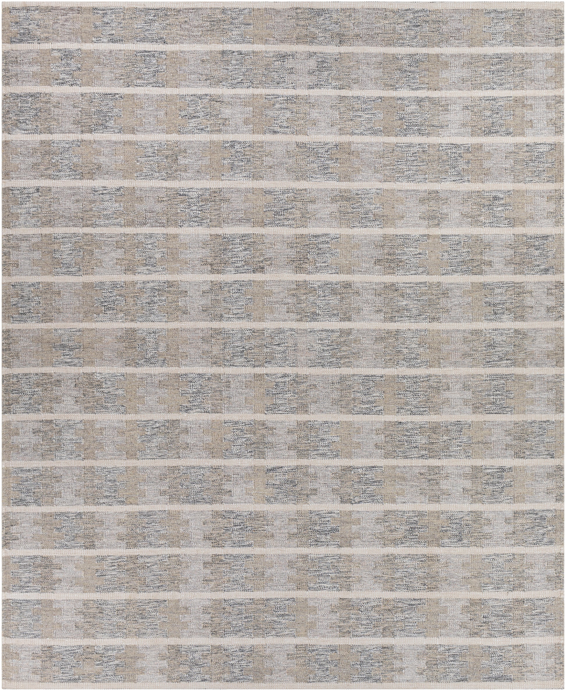 Surya Scandi Scd-2304 Wheat, Charcoal, Medium Gray, Light Gray Area Rug