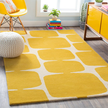 Surya Scion Sci-36 Mustard, Cream Geometric Area Rug