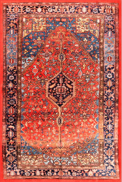 Nuloom Vintage Silvia Nvi2523A Orange Area Rug