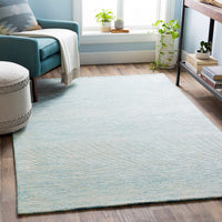 Surya Strada Sda-2304 Aqua, Cream Solid Color Area Rug