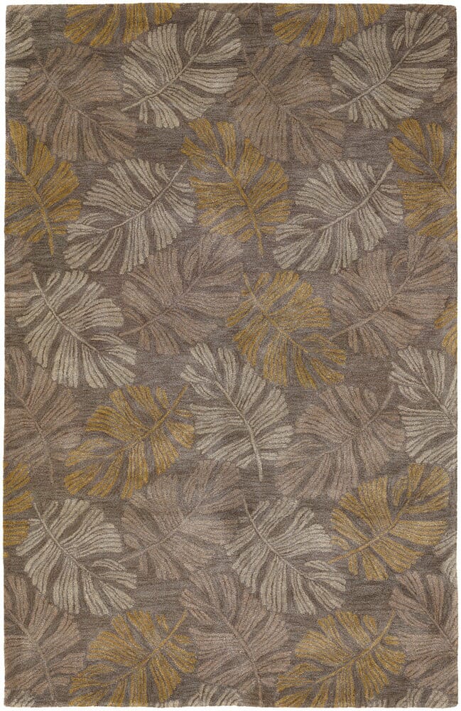 Chandra Seasons Sea30902 Brown / Beige / Gold Tropical Area Rug