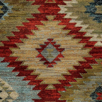 Oriental Weavers Sphinx Sedona 5936D Red / Multi Southwestern Area Rug