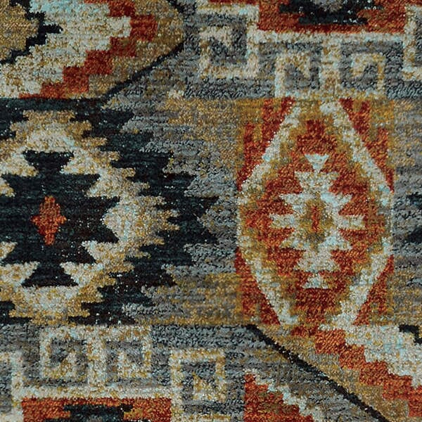 Oriental Weavers Sphinx Sedona 5937D Blue / Multi Southwestern Area Rug