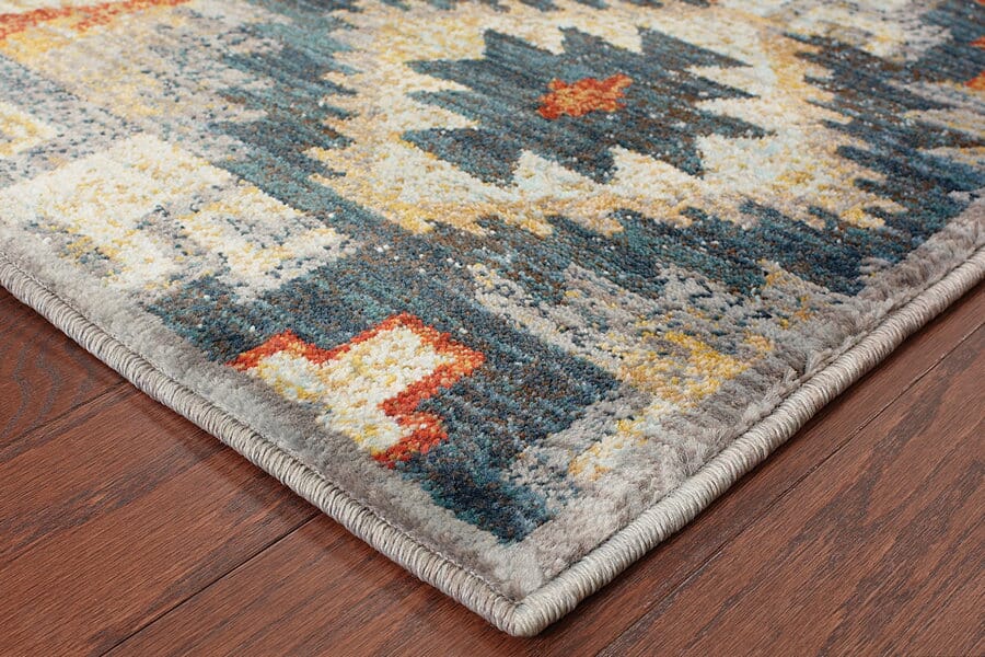 Oriental Weavers Sphinx Sedona 5937D Blue / Multi Southwestern Area Rug