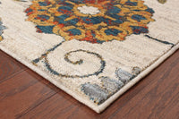 Oriental Weavers Sphinx Sedona 6361A Ivory / Multi Floral / Country Area Rug