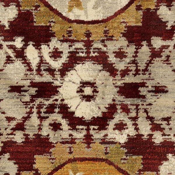 Oriental Weavers Sphinx Sedona 6366A Red / Gold Geometric Area Rug