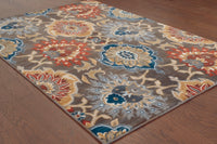 Oriental Weavers Sphinx Sedona 6369D Charcoal / Multi Geometric Area Rug