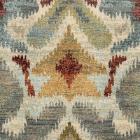 Oriental Weavers Sphinx Sedona 6371C Ivory / Grey Ikat Area Rug