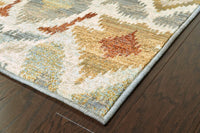 Oriental Weavers Sphinx Sedona 6371C Ivory / Grey Ikat Area Rug