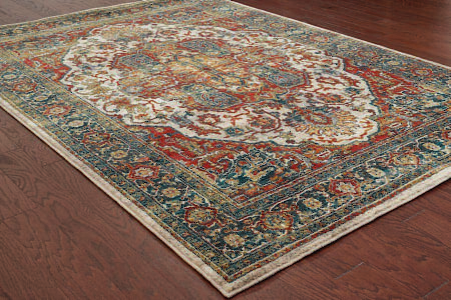 Oriental Weavers Sphinx Sedona 6382B Red / Multi Area Rug