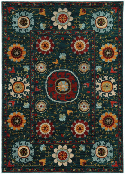 Oriental Weavers Sphinx Sedona 6408B Blue / Multi Area Rug