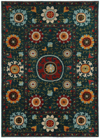 Oriental Weavers Sphinx Sedona 6408B Blue / Multi Area Rug