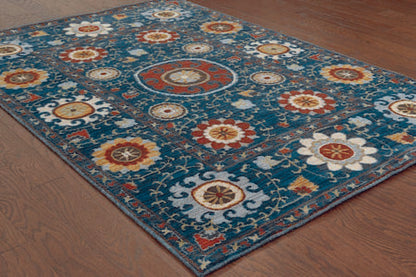 Oriental Weavers Sphinx Sedona 6408B Blue / Multi Area Rug