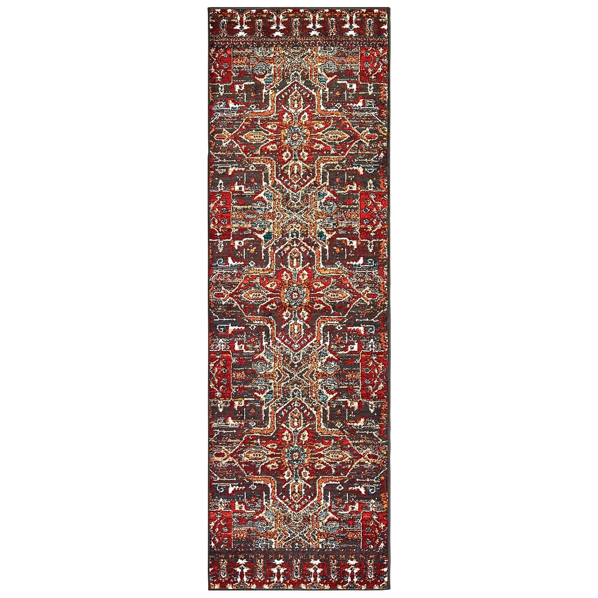 Oriental Weavers Sphinx Sedona 9575A Red / Orange Area Rug