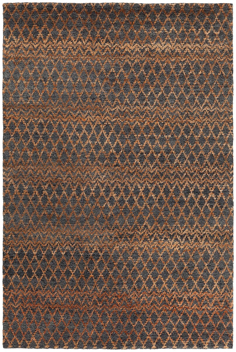 Chandra Selene Sel-48900 Rust / Charcoal Area Rug