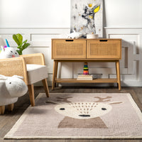 AreaRugs.com Wavaj Nwa1316A Ivory Area Rug