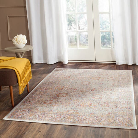 Safavieh Sevilla Sev810A Silver / Ivory Rugs.