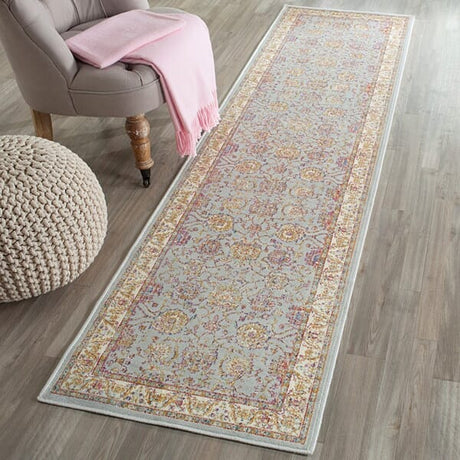 Safavieh Sevilla Sev811F Silver / Ivory Rugs.
